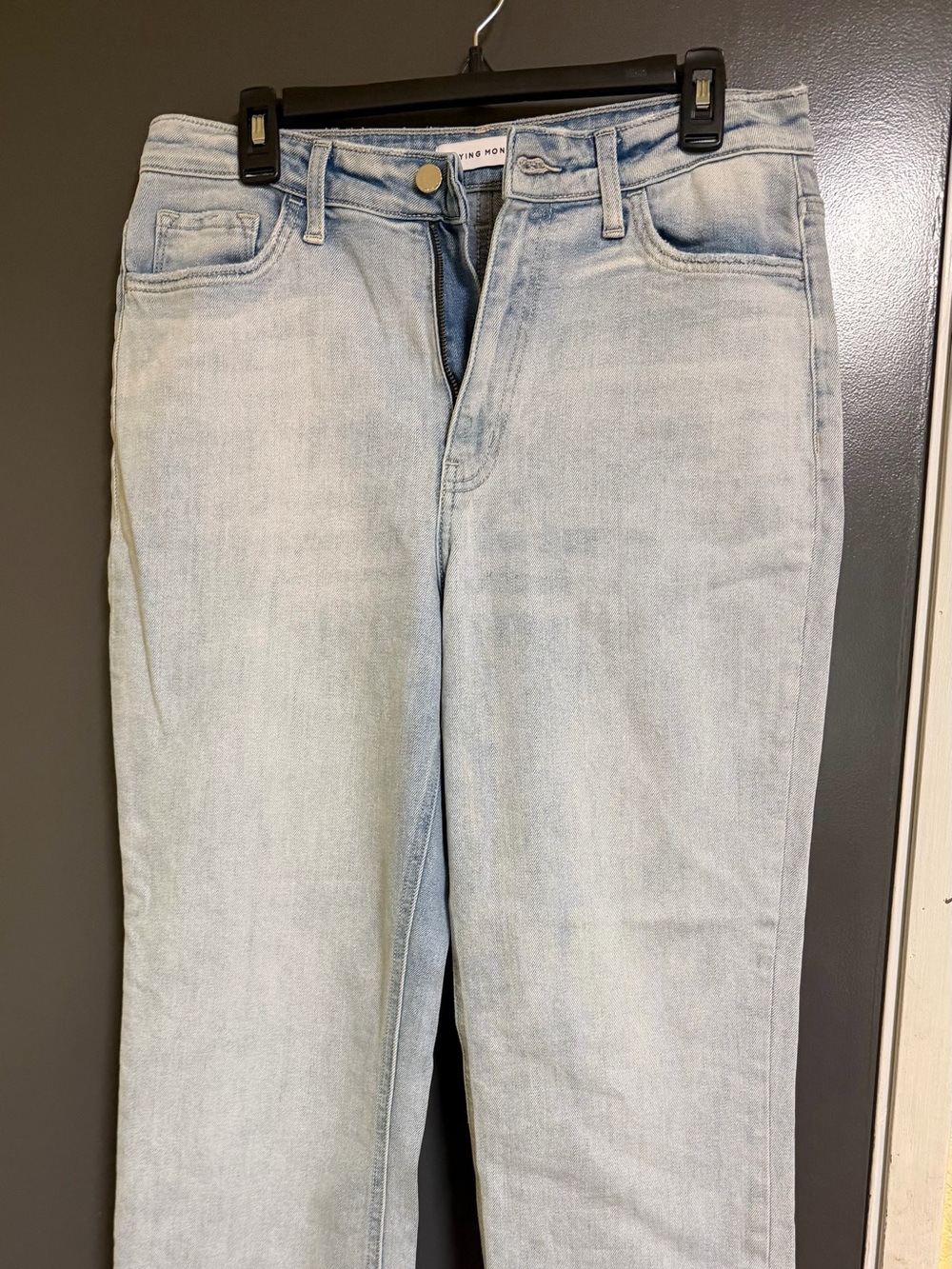 Flying Monkey Light Blue Straight Leg Jeans